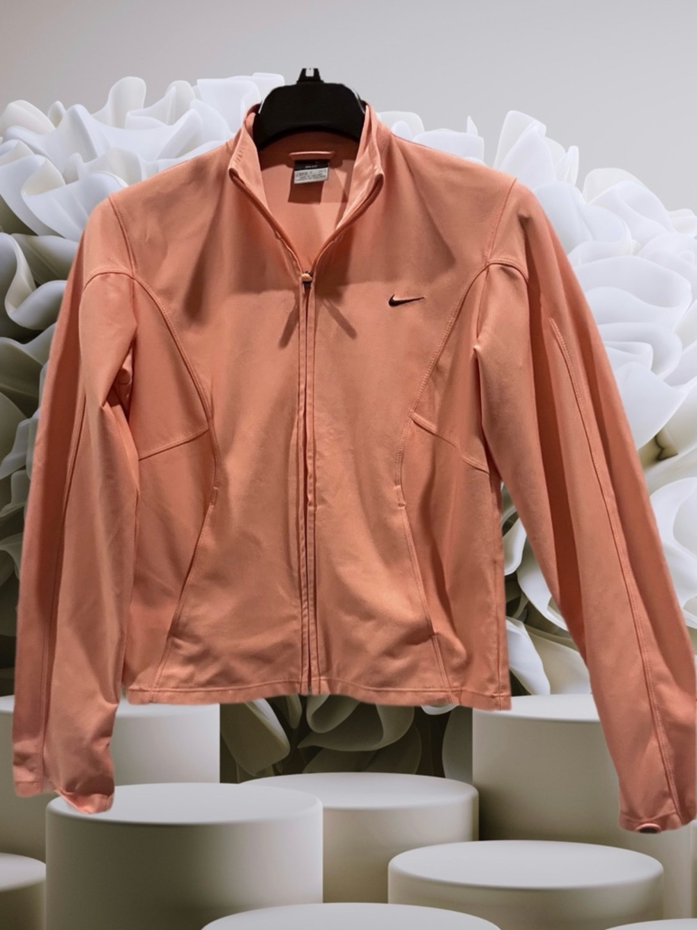 Nike Women's Coral Zip Front Bomber Jacket